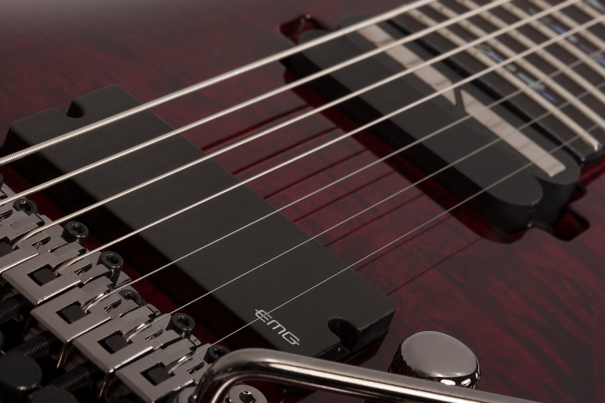 schecter hellraiser c7 black cherry