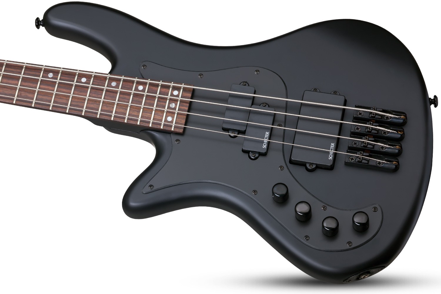 Schecter Stiletto Stealth-4 LH left-handed electric bass