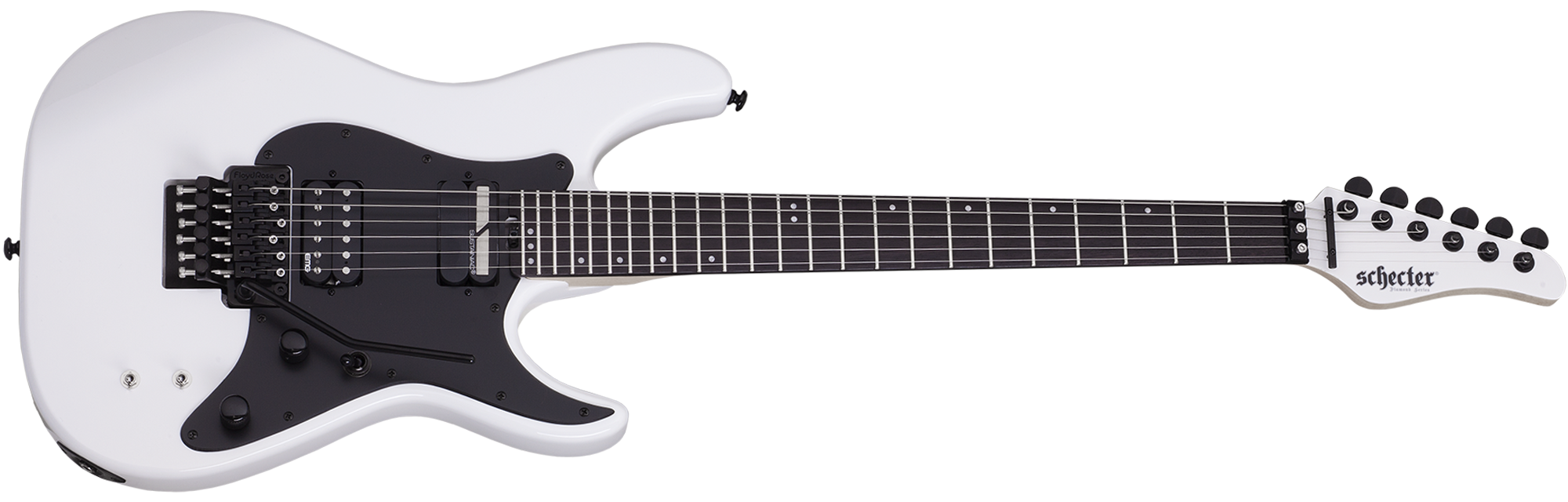 SCHECTER ( シェクター )Sun Valley Super Shredder PT FR Metalllic White テレキャスター フロイドローズ EMG